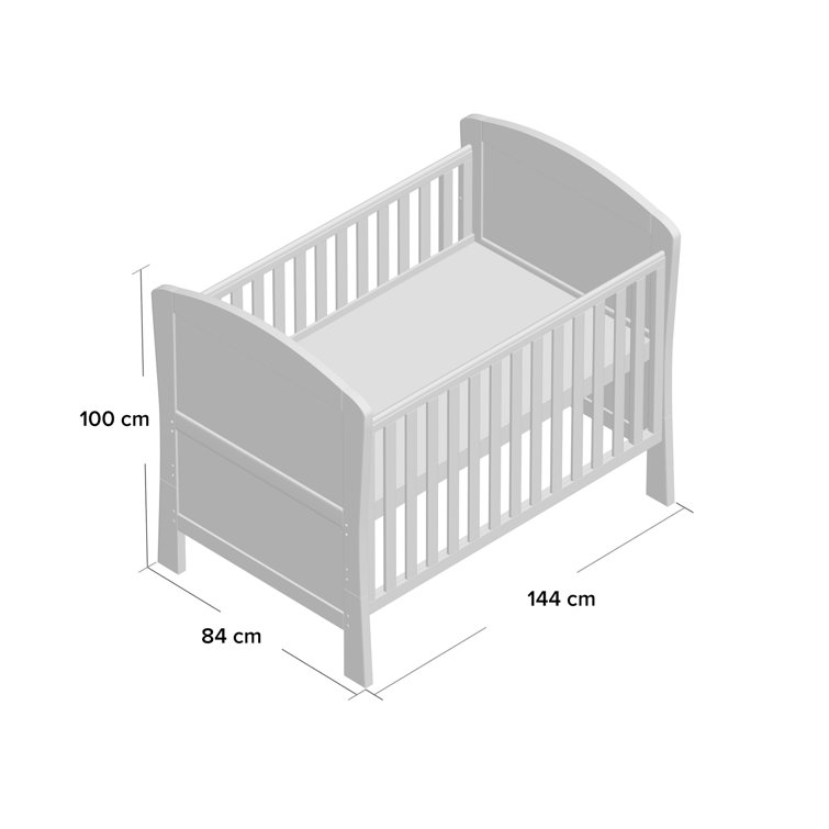 BabyMore Aston Dropside Cot Bed Reviews Wayfair